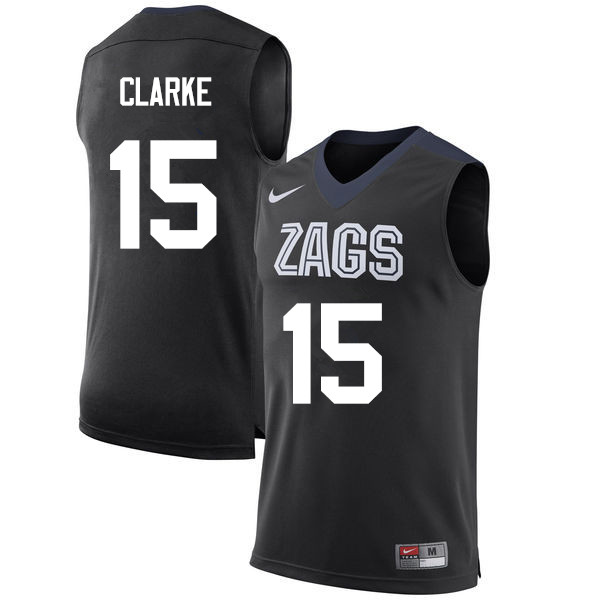 Men Gonzaga Bulldogs #15 Brandon Clarke College Basketball Jerseys Sale-Black